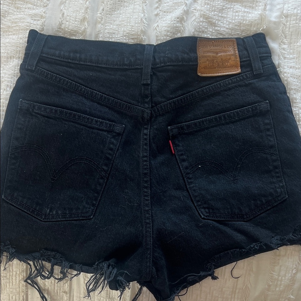 Levi's Women's Dark Denim Jean Shorts